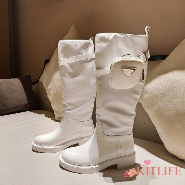 kitkife Prada boots Hight White - 1