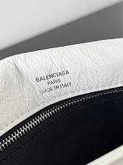 kitlife Balenciaga BB Soft Flap Bag Leather White - 25.3x24.8x3 cm - 3