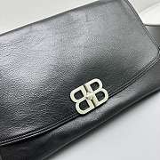 kitlife Balenciaga BB Soft Flap Bag Leather black - 35x24 cm - 5