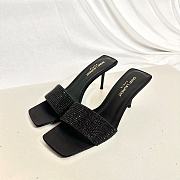 kitlife YSL Lucky Sandal Black 8.5cm - 6