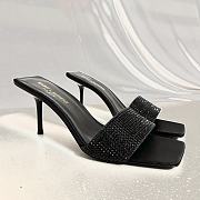 kitlife YSL Lucky Sandal Black 8.5cm - 5