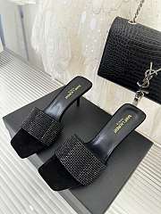 kitlife YSL Lucky Sandal Black 6.5cm - 5