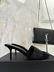 kitlife YSL Lucky Sandal Black 6.5cm - 3