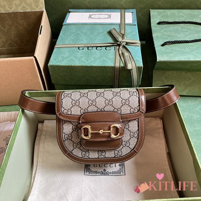 kitlife Gucci belt bag Brown - 16x13x6.5 cm - 1