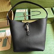 kitlife Gucci Jackie shoulder bag black leather - 28x31x23 cm - 1