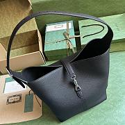 kitlife Gucci Jackie shoulder bag black leather - 28x31x23 cm - 6