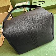 kitlife Gucci Jackie shoulder bag black leather - 28x31x23 cm - 3