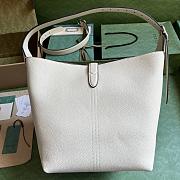 kitlife Gucci Jackie shoulder bag White leather - 28x31x23 cm - 5