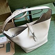 kitlife Gucci Jackie shoulder bag White leather - 28x31x23 cm - 4