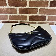 kitlife Gucci Black GG Marmont Matelasse Leather Shoulder Bag - 26x17x4 cm - 6