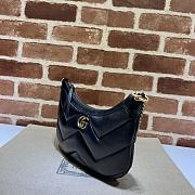kitlife Gucci Black GG Marmont Matelasse Leather Shoulder Bag - 26x17x4 cm - 5