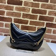 kitlife Gucci Black GG Marmont Matelasse Leather Shoulder Bag - 26x17x4 cm - 4