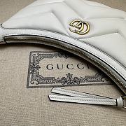 kitlife Gucci White GG Marmont Matelasse Leather Shoulder Bag - 26x17x4 cm - 4