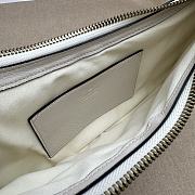 kitlife Gucci White GG Marmont Matelasse Leather Shoulder Bag - 26x17x4 cm - 2