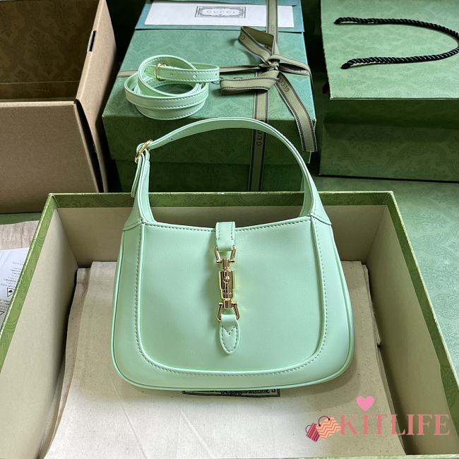 kitlife Gucc Jackie Green Bag - 19x13x3cm - 1