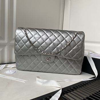 kitlife Chanel Flap bag silver - 27×38×12cm