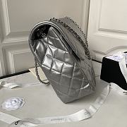 kitlife Chanel Flap bag silver - 27×38×12cm - 3