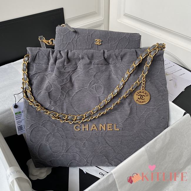 kitlife Chanel22 Tote bag gray - 35cm - 1