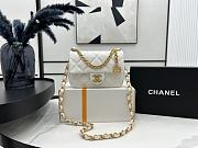 kitlife Chanel Classic White bag - 21x12x7cm - 1