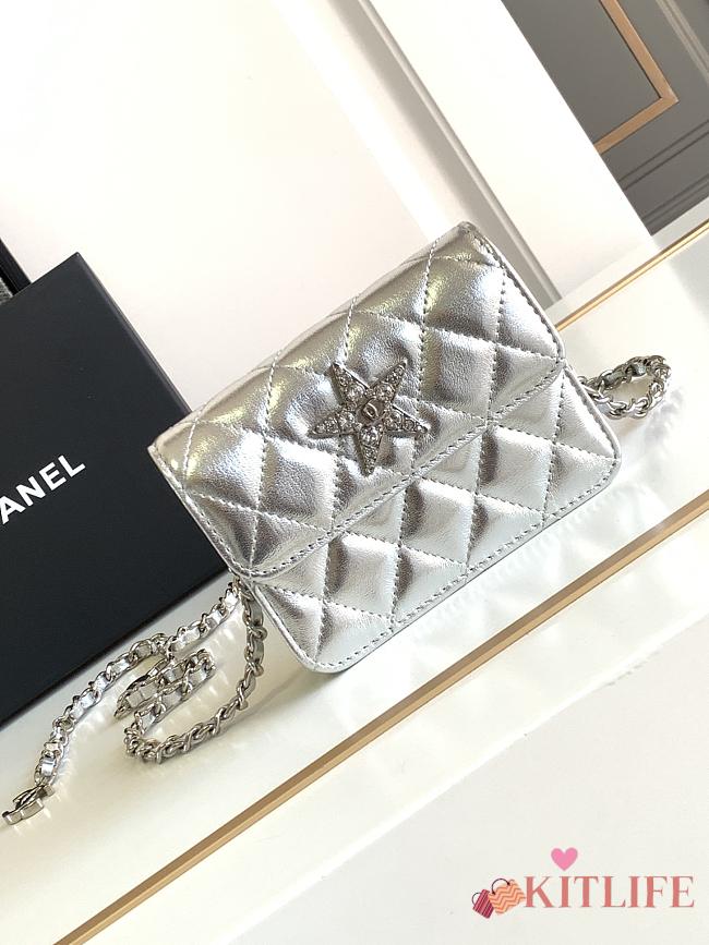 kitlife Chanel star Silver bag - 12x9x3cm - 1