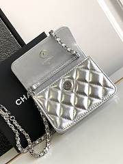 kitlife Chanel star Silver bag - 12x9x3cm - 2