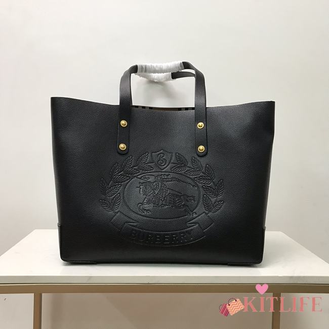 kitlife Burberry tote bag Black - 35x29x12cm - 1