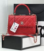 kitlife Chanel Trendy CC Red bag - 25cm - 1