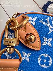 kitlife Louis Vuitton Keepall Bandoulière 25 blue bag - 25x15x15cm - 6