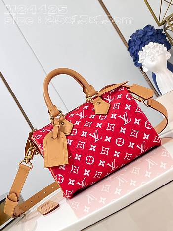 kitlife Louis Vuitton Keepall Bandoulière 25 red bag - 25x15x15cm