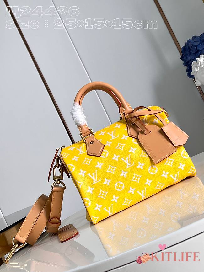 kitlife Louis Vuitton Keepall Bandoulière 25 Yellow bag - 25x15x15cm - 1