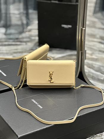 kitlife saint laurent Phone Holder beige bag- 18x11x2cm