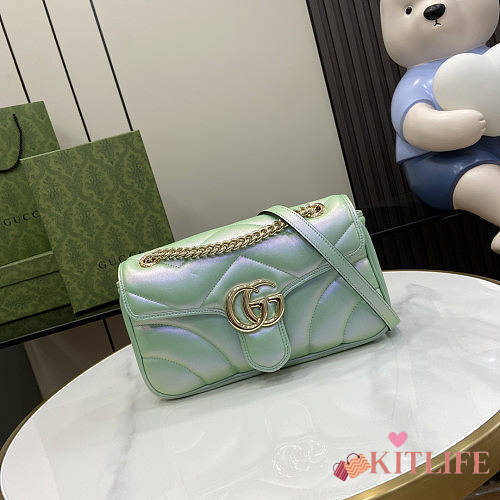 kitlife Gucci Marmont Bag Green -26x15x7cm - 1