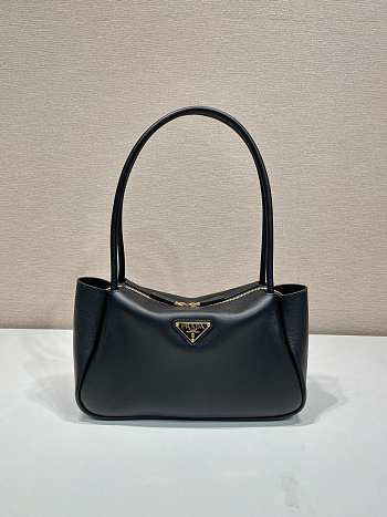 Kitlife Prada leather handback black - 28x18x11cm