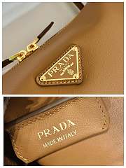 Kitlife Prada leather handback brown - 28x18x11cm - 5