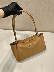 Kitlife Prada leather handback brown - 28x18x11cm - 3