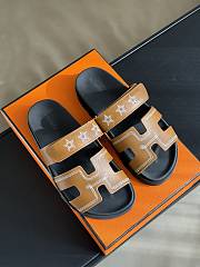 Kitlife HERMÈS PRE-LOVED Chypre Sandals brown - 1