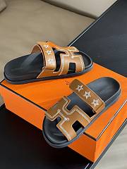 Kitlife HERMÈS PRE-LOVED Chypre Sandals brown - 4