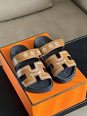 Kitlife HERMÈS PRE-LOVED Chypre Sandals brown - 2