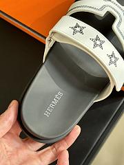 Kitlife HERMÈS PRE-LOVED Chypre Sandals white - 6