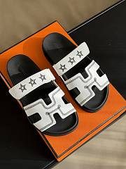 Kitlife HERMÈS PRE-LOVED Chypre Sandals white - 3