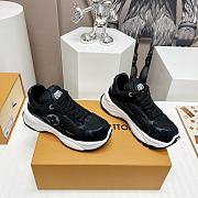 kitlife Louis Vuitton Flower Patterns Monogram sneaker Black - 1