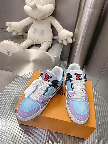 kitlife Louis Vuitton sneaker Trainer blue