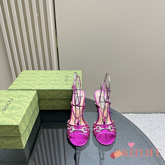 Kitlife Gucci 105 mm heels Violet - 1