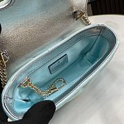 kitlife Gucci Marmont Bag Blue -10x16.5x4.5cm - 5