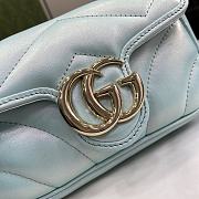 kitlife Gucci Marmont Bag Blue -10x16.5x4.5cm - 6