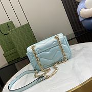 kitlife Gucci Marmont Bag Blue -14x23x6cm - 6