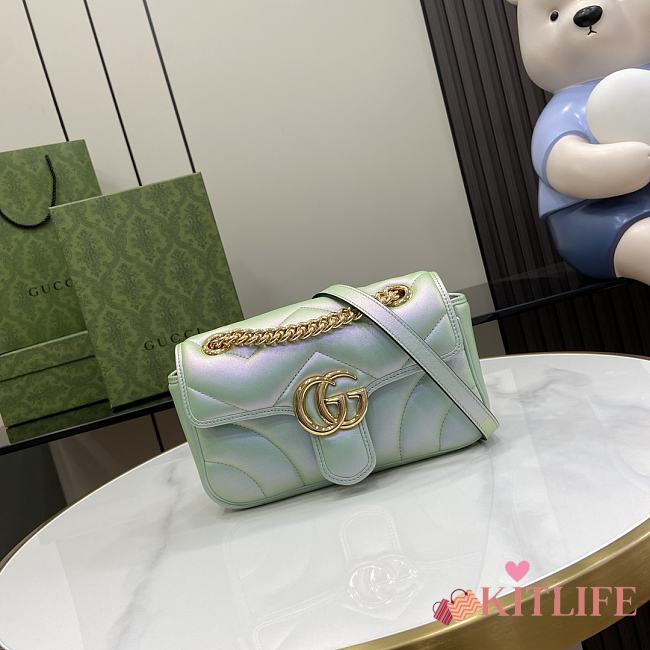 kitlife Gucci Marmont Bag Green -14x23x6cm - 1