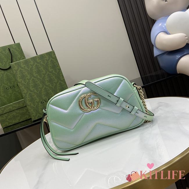 kitlife Gucci Marmont Bag Green -13X24X7cm - 1