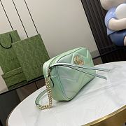 kitlife Gucci Marmont Bag Green -13X24X7cm - 6