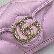 kitlife Gucci Marmont Bag Pink -10x16.5x4.5cm - 3